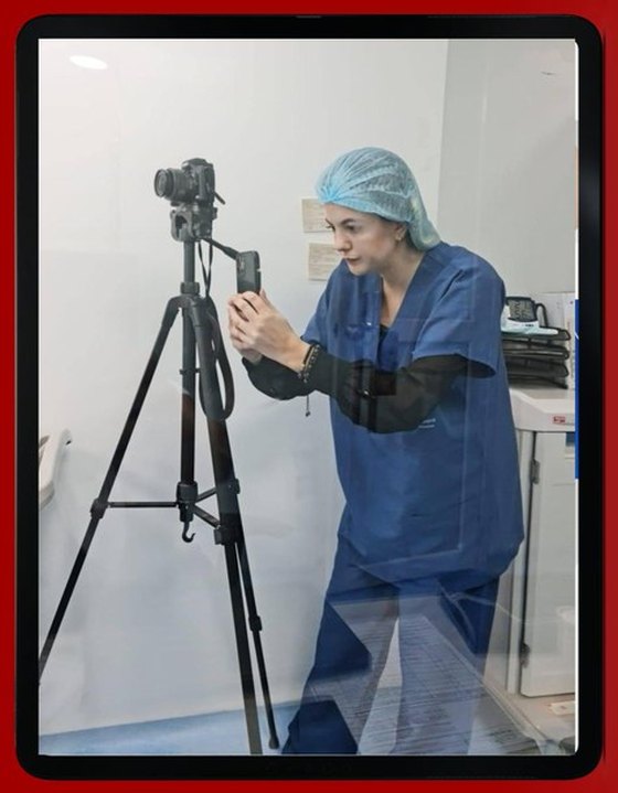 Producción fotográfica — sesión clínica