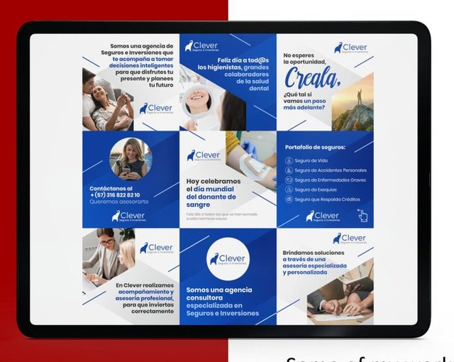 Clever Seguros — feed de Instagram