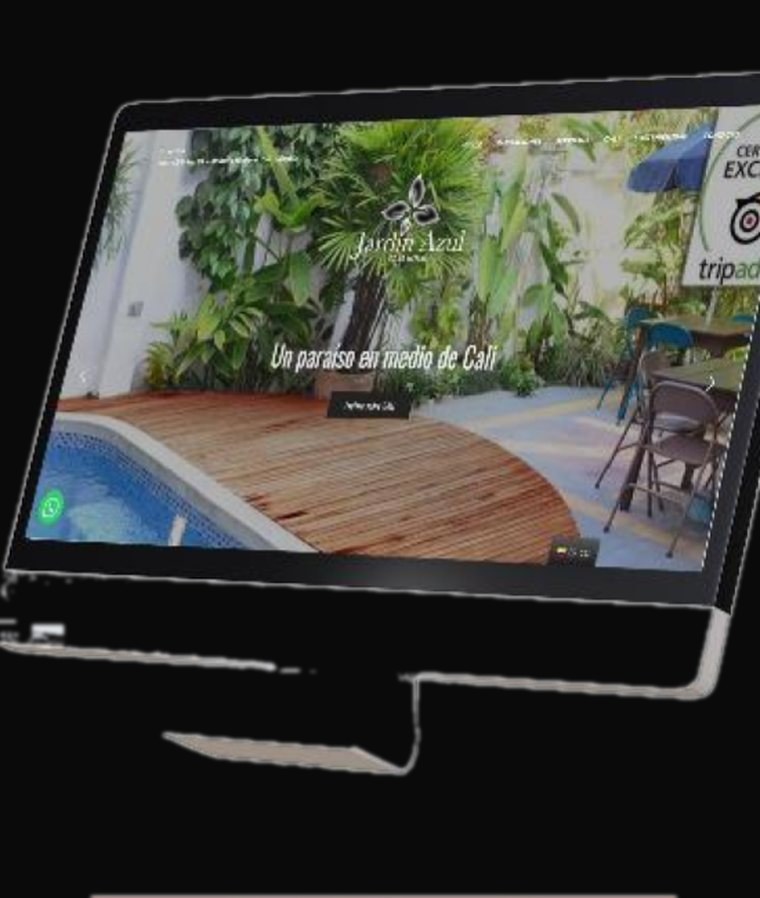 Sitio web Jardín Azul